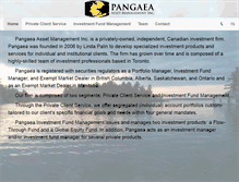 Tablet Screenshot of pangaea-asset.com